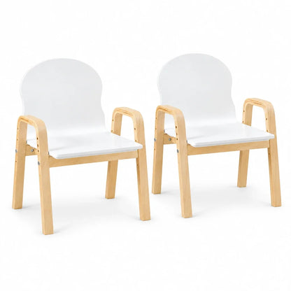 Lot de 2 chaises enfant réglables à accoudoirs Lilla Kids