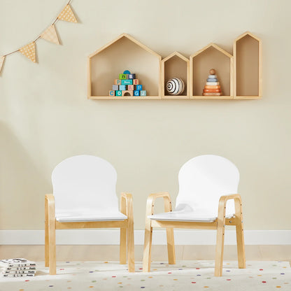 Lot de 2 chaises enfant réglables à accoudoirs Lilla Kids