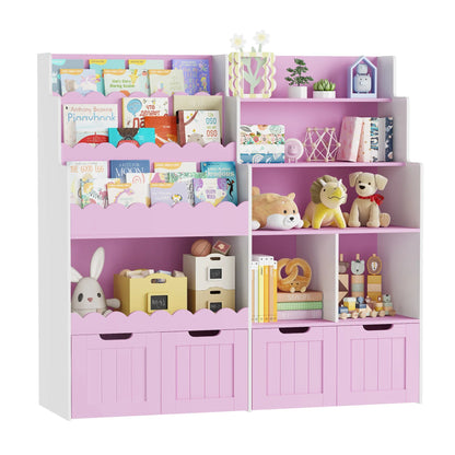 Meuble à jouets 4 tiroirs 6 cases 40x120 Lilla Kids