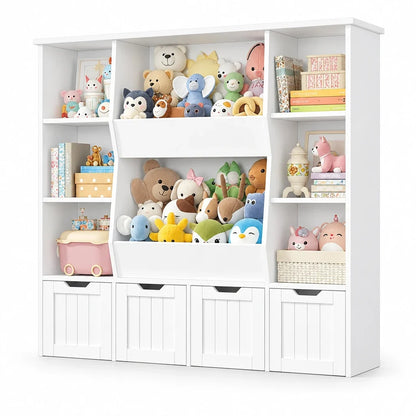 Meuble à jouets enfant 8 bacs 9 niveaux 118cm Lilla Kids