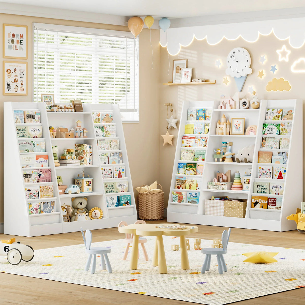 Meuble de rangement enfant 14 cases 35x120 Lilla Kids