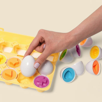 Œufs géométriques Montessori