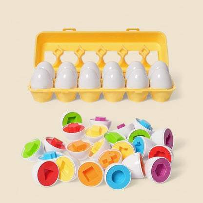 Œufs géométriques Montessori