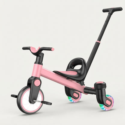 Tricycle Montessori à Poignée Parentale