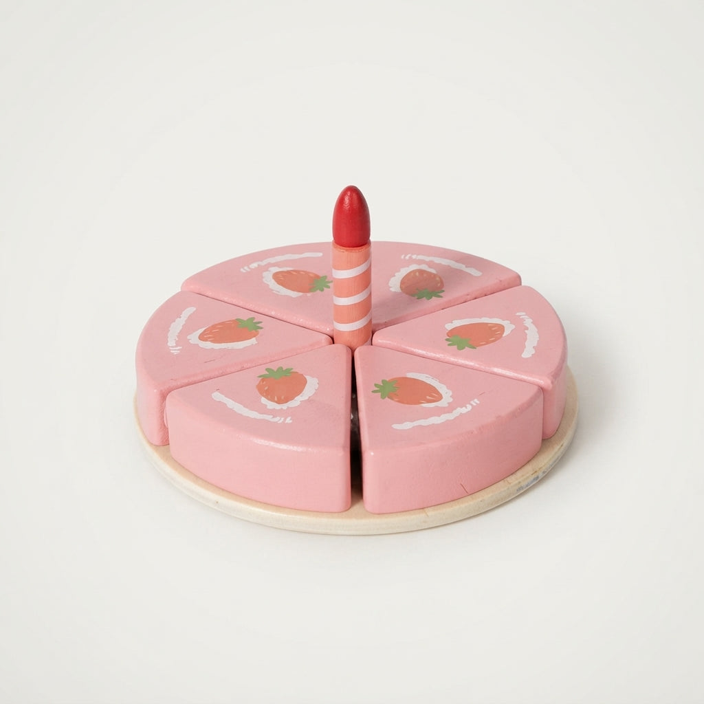 Gâteau d’Anniversaire Montessori en Bois