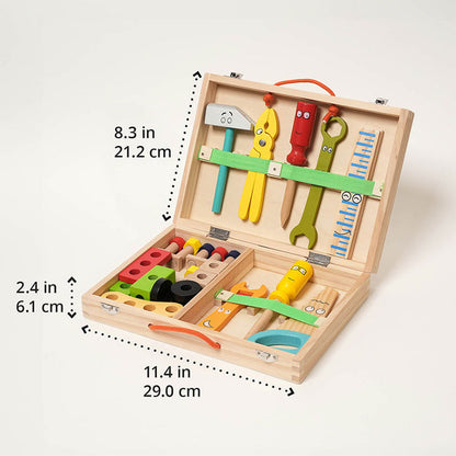 Boîte à Outils en Bois Montessori