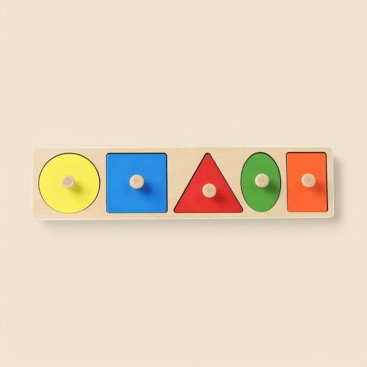 Puzzle Formes Géométriques et Couleurs Montessori