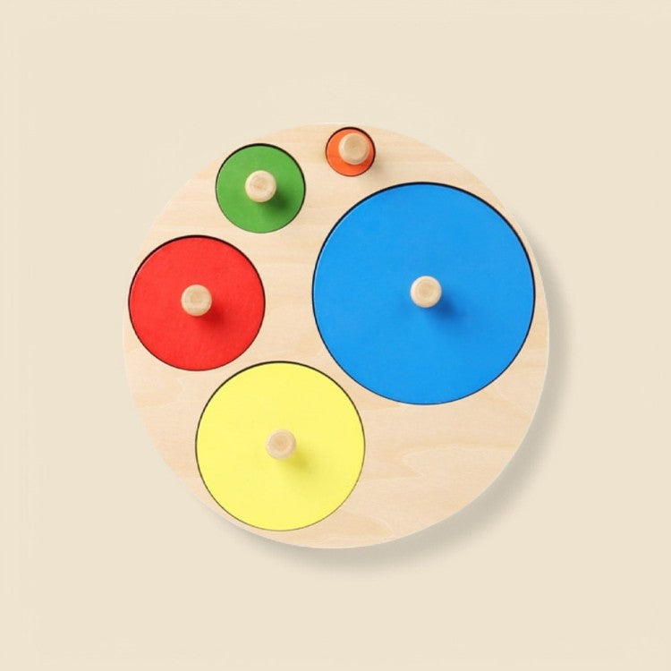 Puzzle Formes Géométriques et Couleurs Montessori