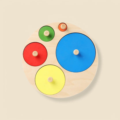 Puzzle Formes Géométriques et Couleurs Montessori