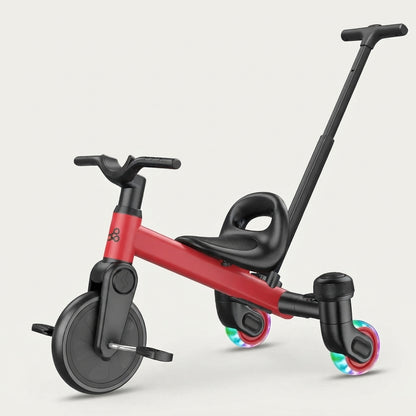 Tricycle Montessori à Poignée Parentale