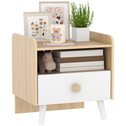 Table de chevet enfant avec tiroir en bois Lilla Kids