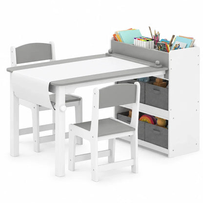 Table enfant avec 2 chaises et tiroir Lilla Kids