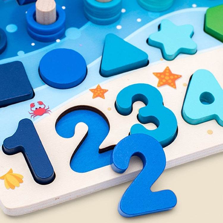 Jeu de Pêche et Formes Montessori