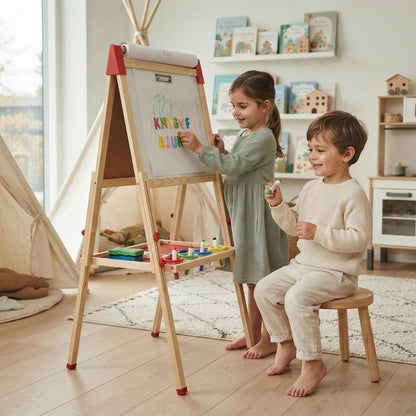 Tableau Montessori Double Face en Bois