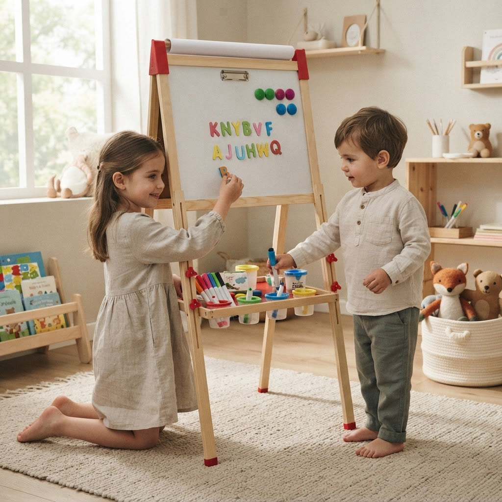 Tableau Montessori Double Face en Bois