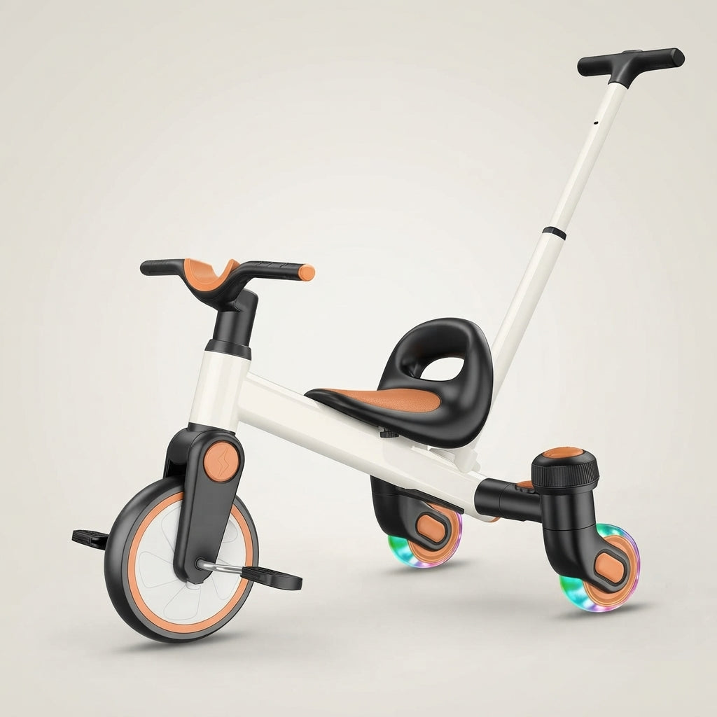Tricycle Montessori à Poignée Parentale