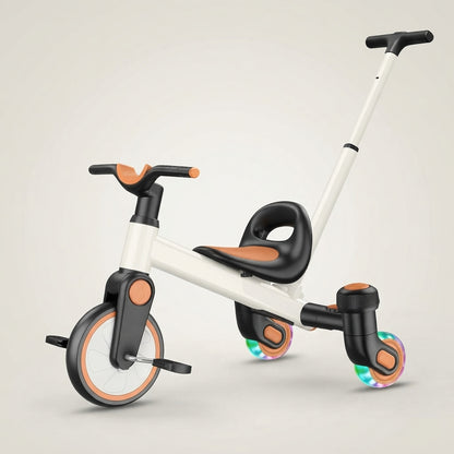 Tricycle Montessori à Poignée Parentale
