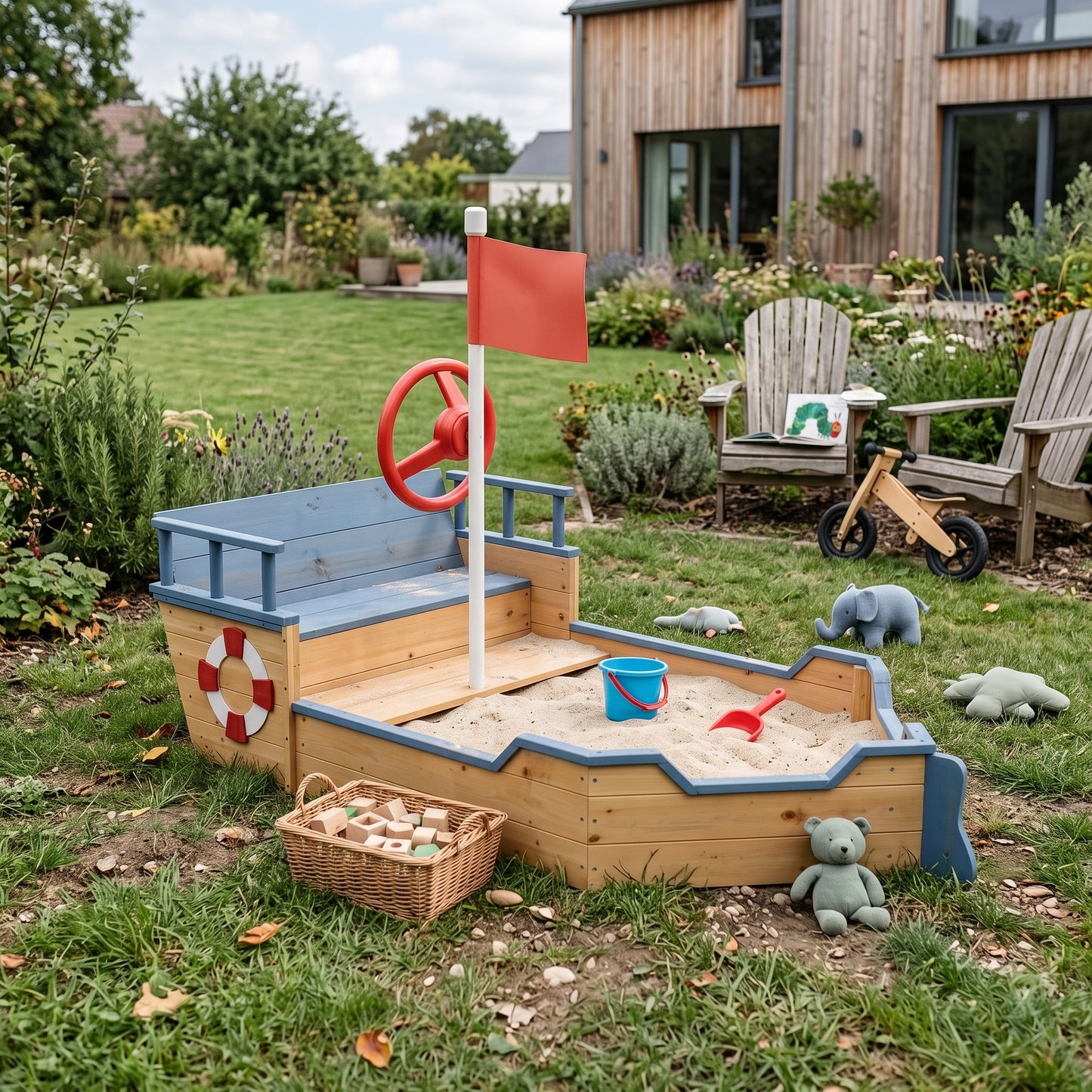 Bateau Bac à Sable Montessori