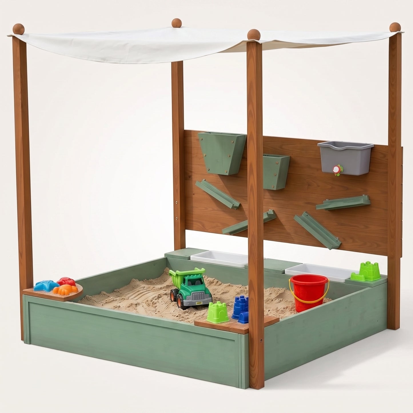 Bac à sable Montessori avec jeu d’eau
