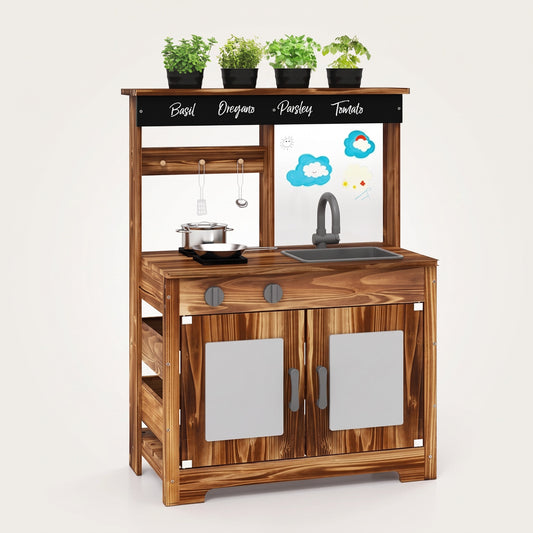 Cuisine Montessori en Bois avec Évier
