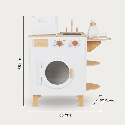 Lave-Linge Montessori en Bois